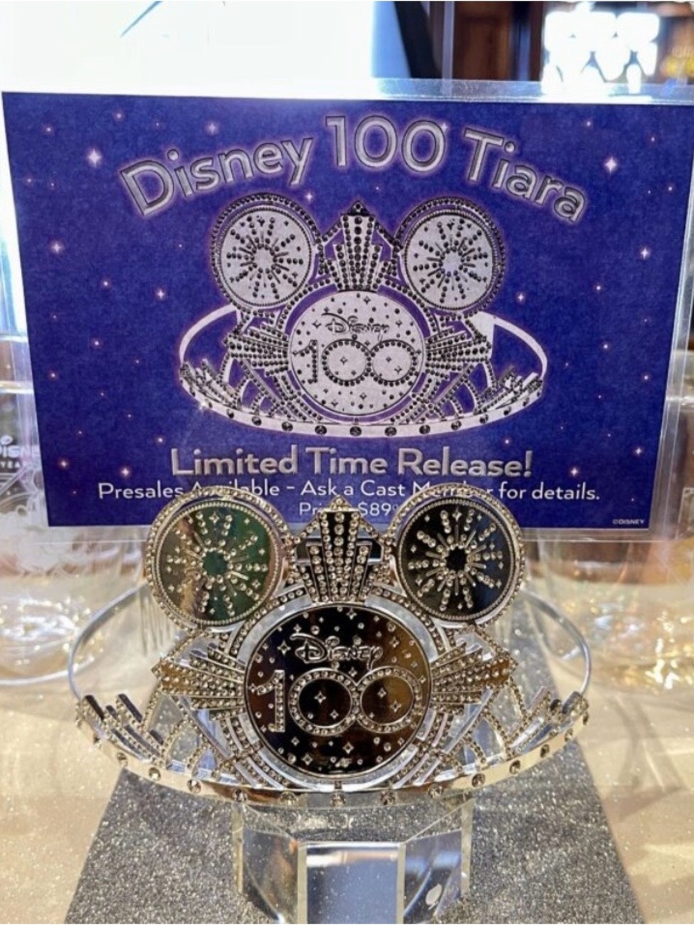 NEW Disney 100 Tiara